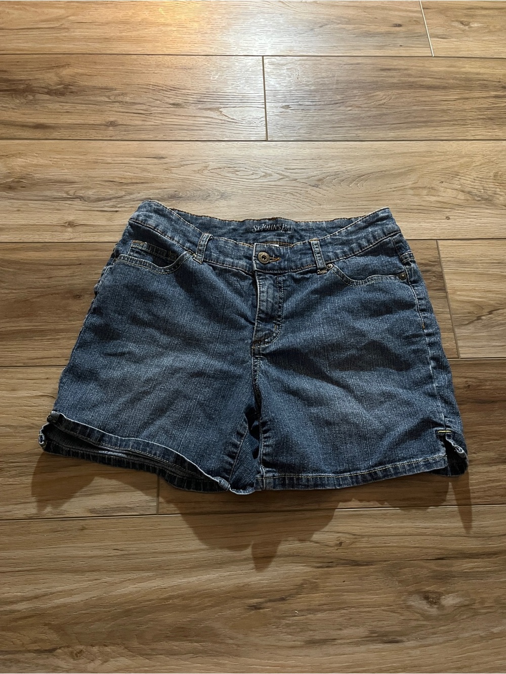 St. John’s BayWomen’s Classic Blue Denim Shorts